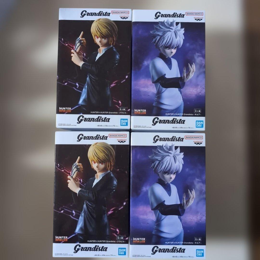 ハンターハンター クラピカ キルア グランディスタ フィギュア 4個