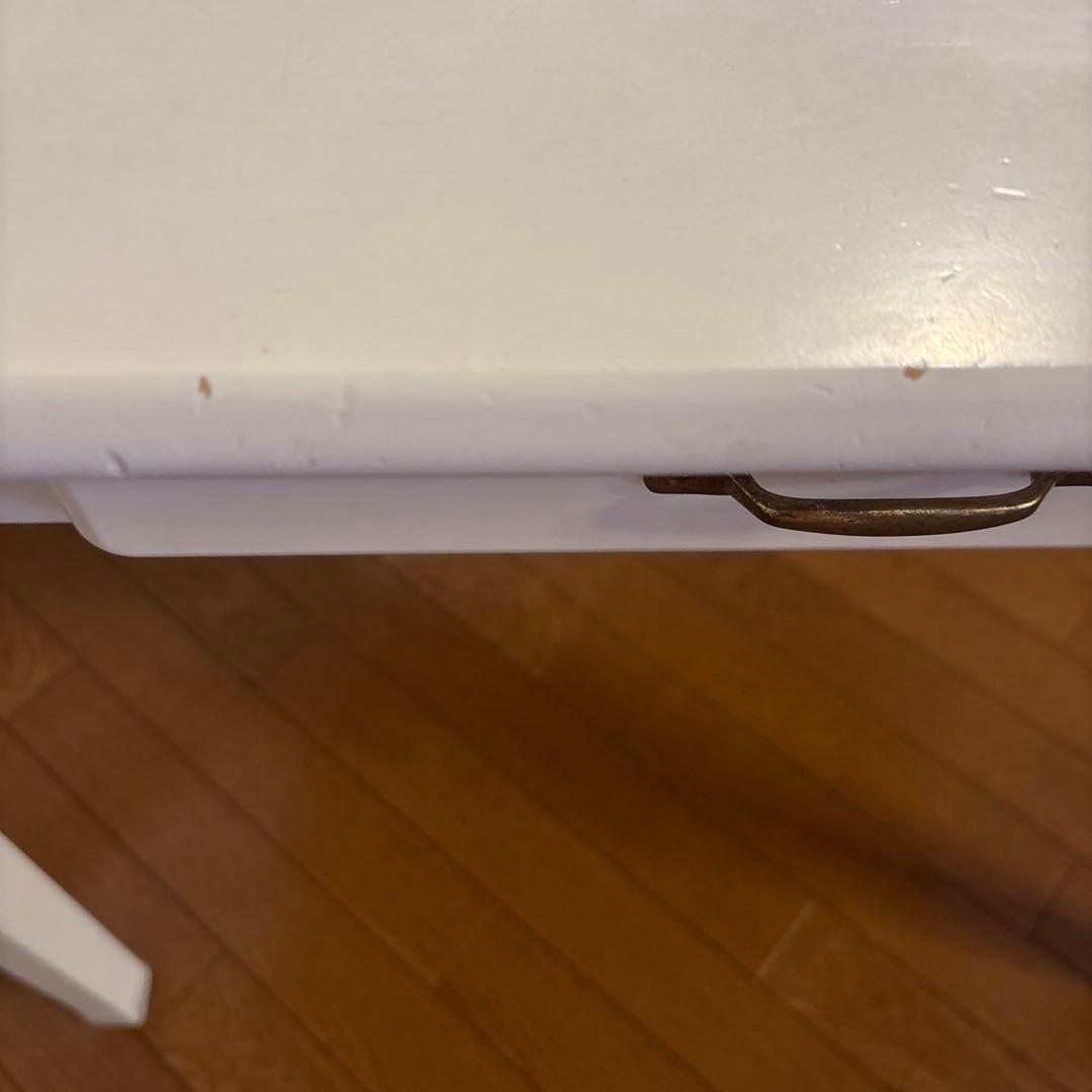 モモナチュラル　ダイニングテーブル　ホワイト