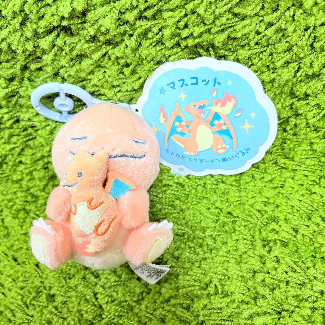 ぬいぐるみ&マスコット ヒトカゲとリザードンぬいぐるみ