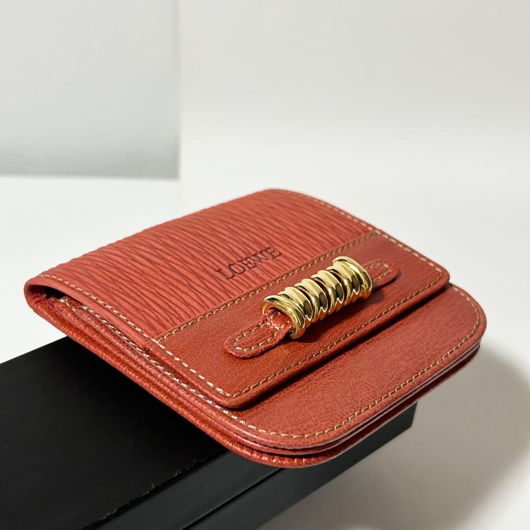 未使用品 LOEWE ロエベ ベラスケス レザー ケース パース