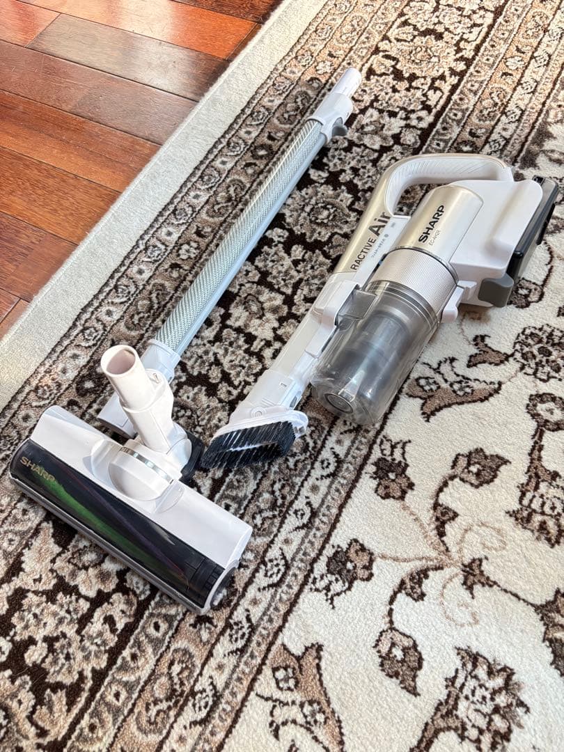 SHARP コードレススティック掃除機EC-AH2R本体バッテリー充電器2020