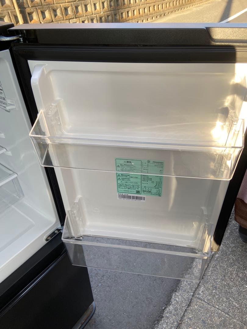 H769 Hisense 2024年製 135L 冷蔵庫 ブラック