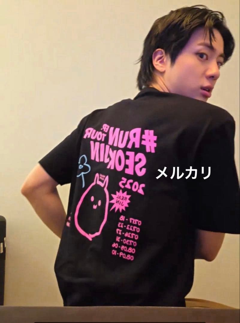 RUN SEOKJIN 2025 Tシャツ EU VER 日本未発売・新品・XL