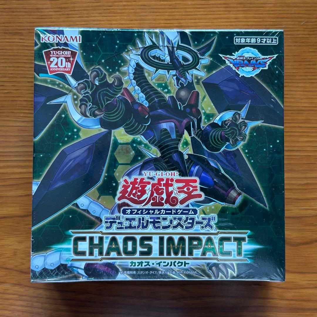 絶版BOX】遊戯王 カオスインパクト CHAOS IMPACT シュリンク付き