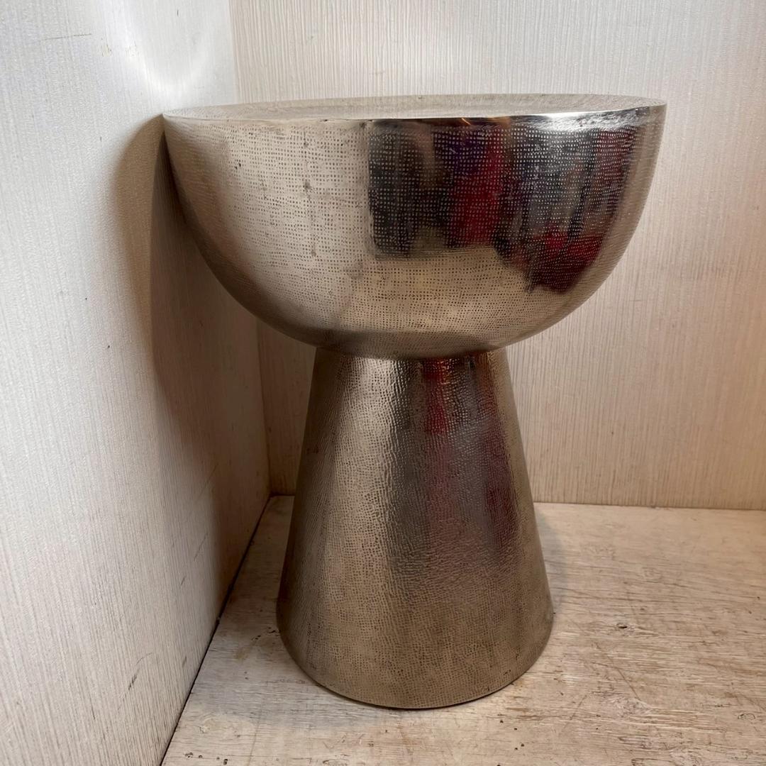 【廃盤希少】ZARA  アイアンスツール サイドテーブル メタリック