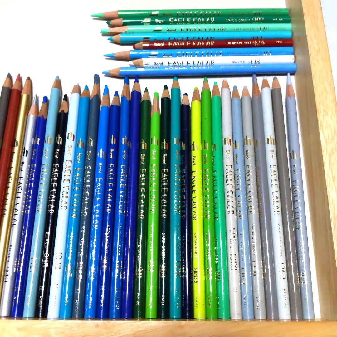 色鉛筆【ベロールイーグルカラー】バラ64色、72本 廃盤 - メルカリ