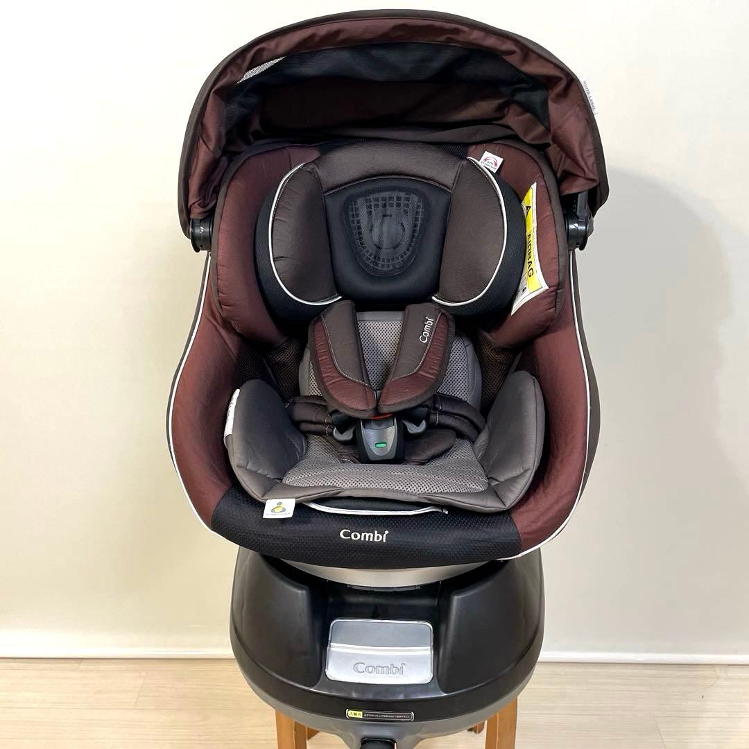 美品❗️Combi ネルーム neroom エッグショック 回転式チャイルドシート