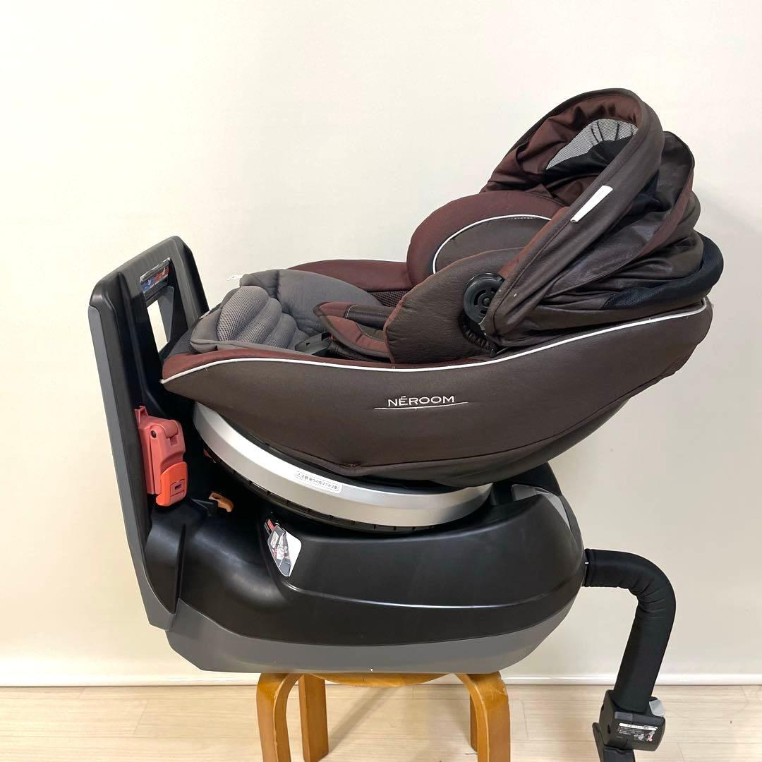 美品❗️Combi ネルーム neroom エッグショック 回転式チャイルドシート