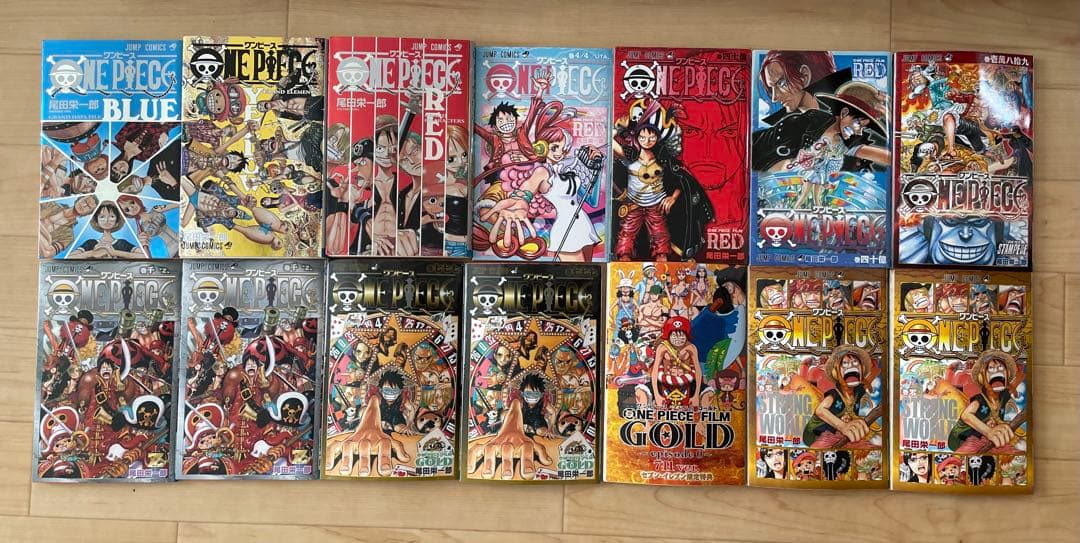 ONE PIECE 1巻〜104巻 + 関連書籍＋映画特典