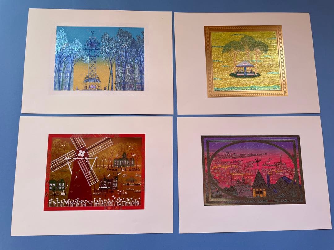 箔押し　カレンダー　12ヶ月　絵柄　48点