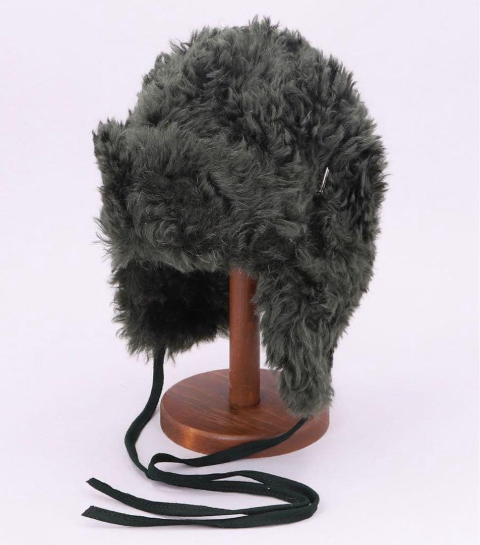 Muhlbauer ミュールバウアー ファー帽子 未使用タグ付きグリーン