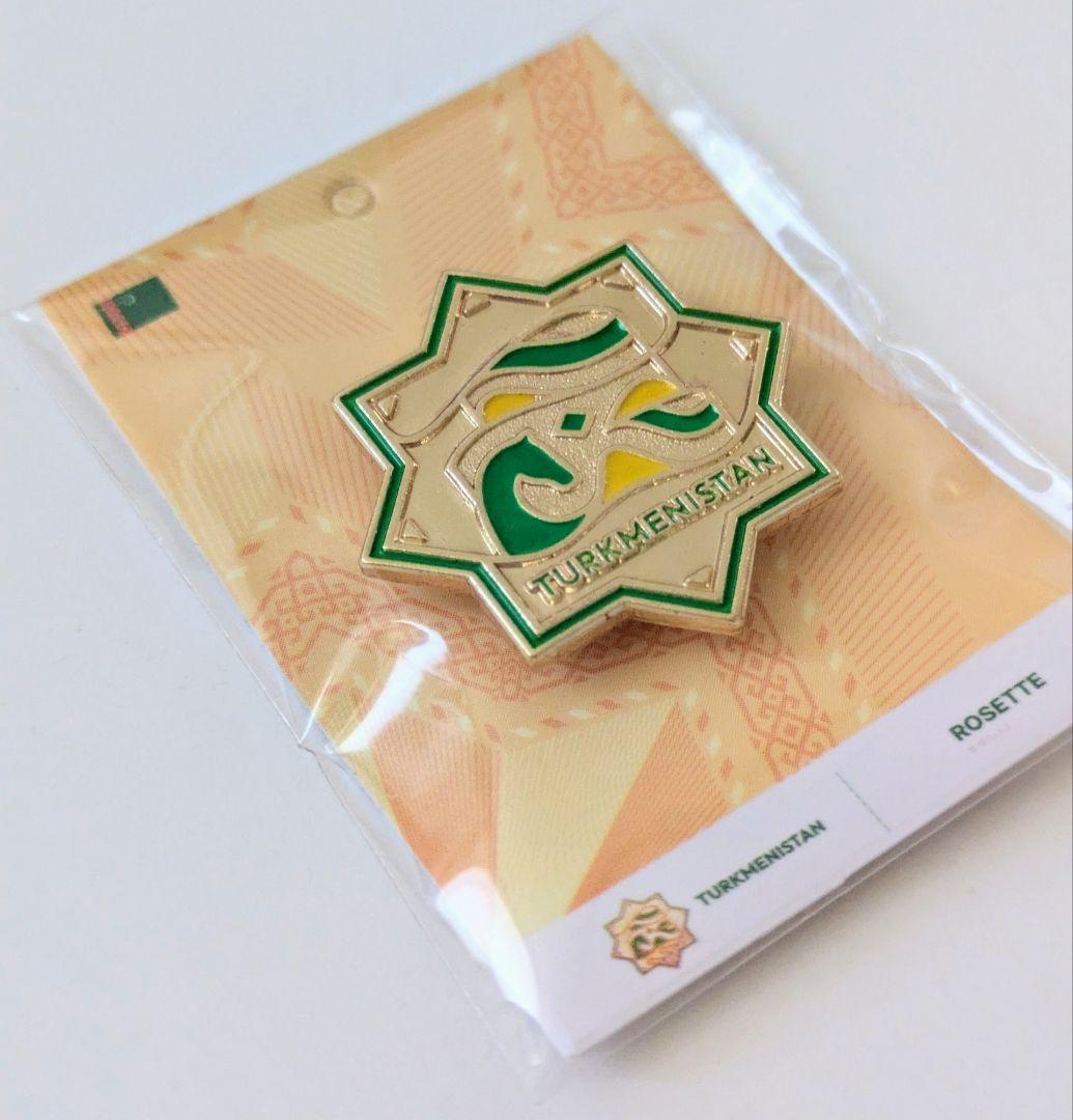 大阪関西万博 トルクメニスタン ピンバッジ【新品】 - メルカリ