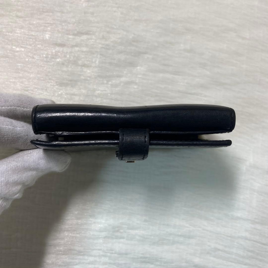 GUCCI グッチ　二つ折り　財布　レザー　ジャッキー　黒　折りたたみ　格安