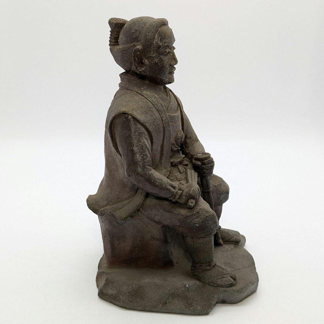 岡本碧山 備前焼 桃太郎像 陶像 細工物 置物 縁起物 陶器人形 インテリア