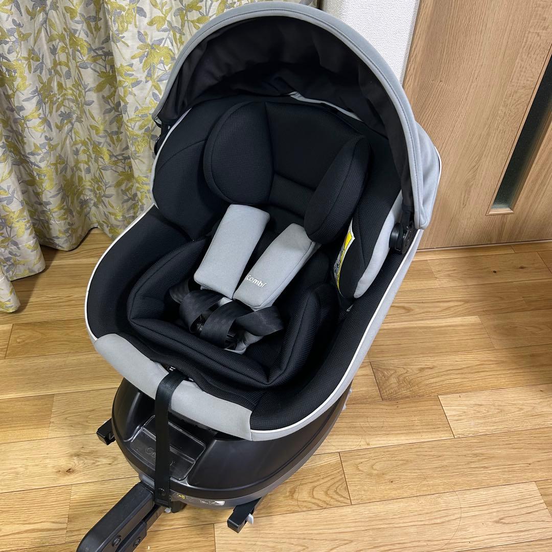 Aprica チャイルドシート グレー ISO fix対応 ライドクルー ISOFIX