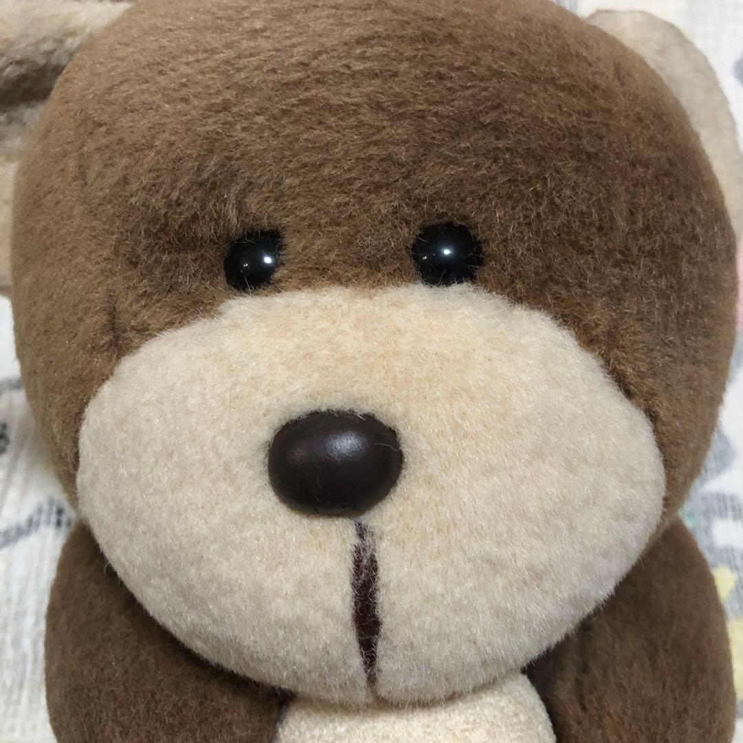 ハニートイズ　クマジロー　約32cm 大きなぬいぐるみ　中古品 昭和レトロ