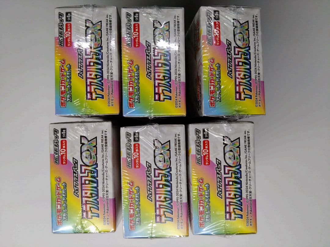ポケモンカード　シュリンク付きテラスタルフェスex　6ボックスセット