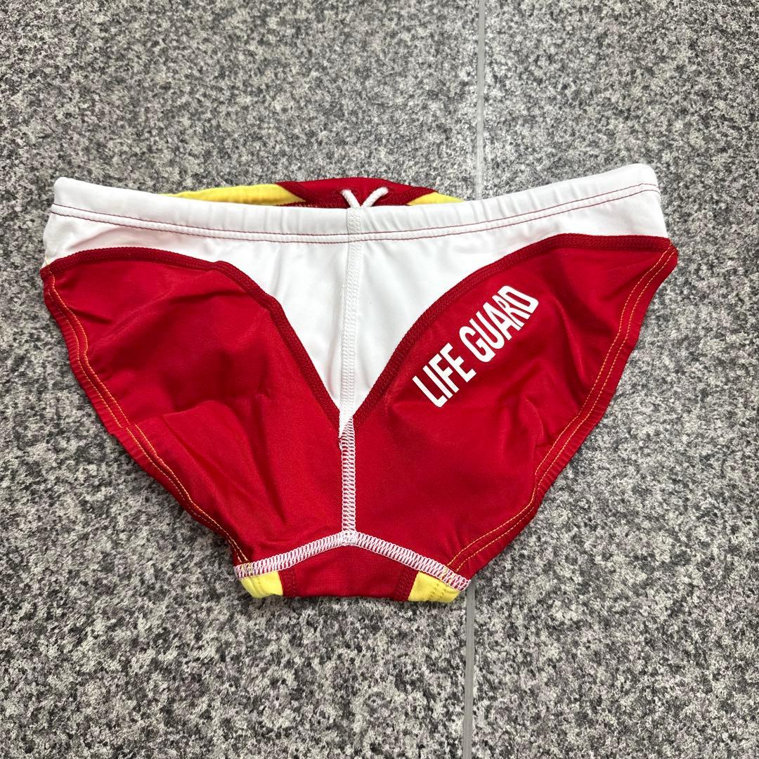 speedo 競泳水着 LIFE GUARD 赤/白/黄