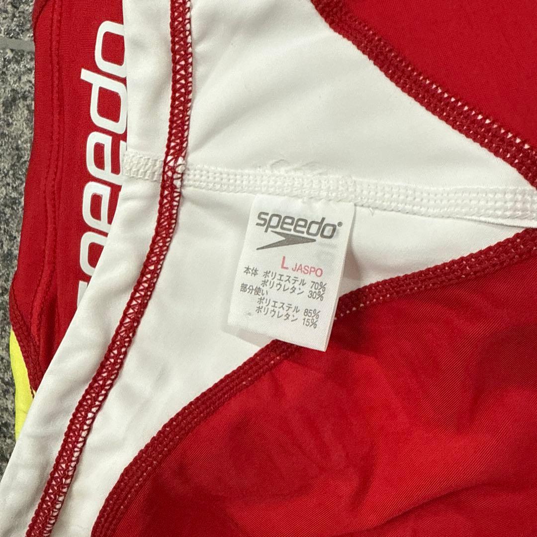 speedo 競泳水着 LIFE GUARD 赤/白/黄