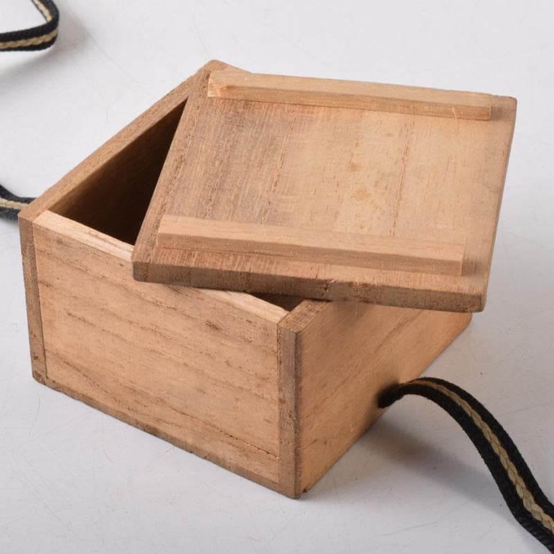 茶道具　古銅　栄螺形　蓋置　時代箱　V　7235