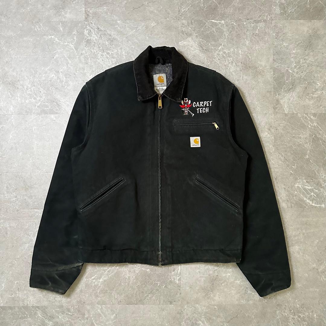 カーハートデトロイトジャケットJ01 BLK