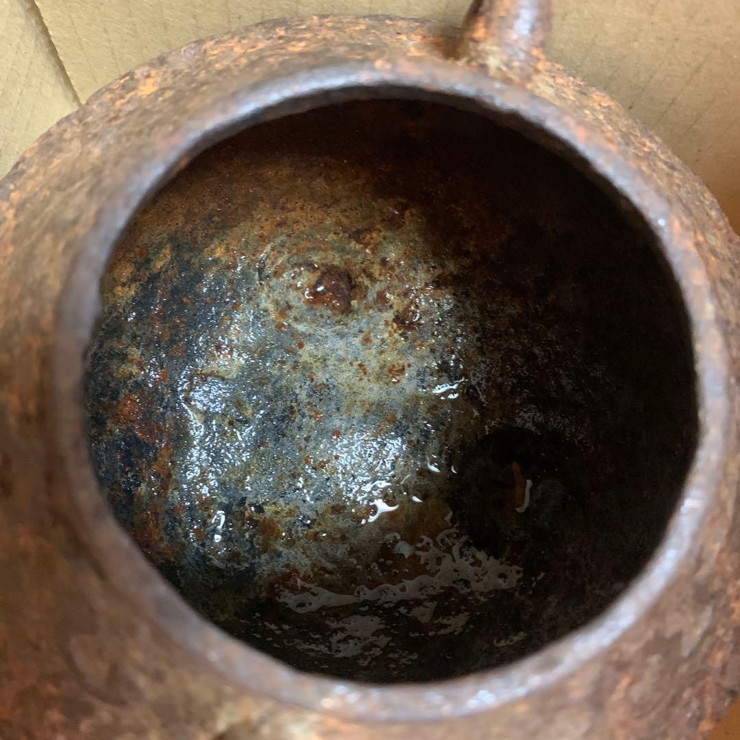 古鉄 香炉 茶釜形 骨董品