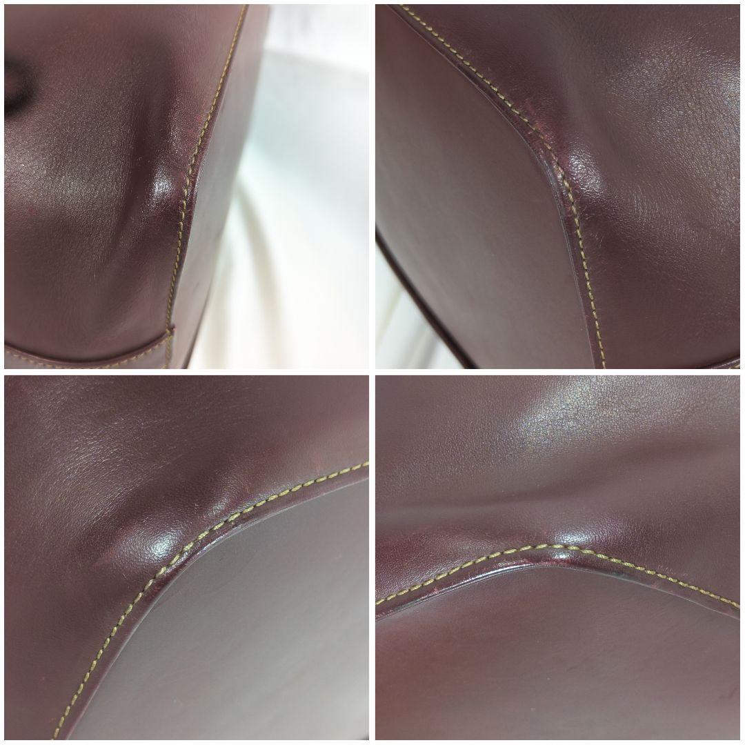 【美品】 カルティエ 巾着バッグ マストライン ワンショルダー カード 保存袋付