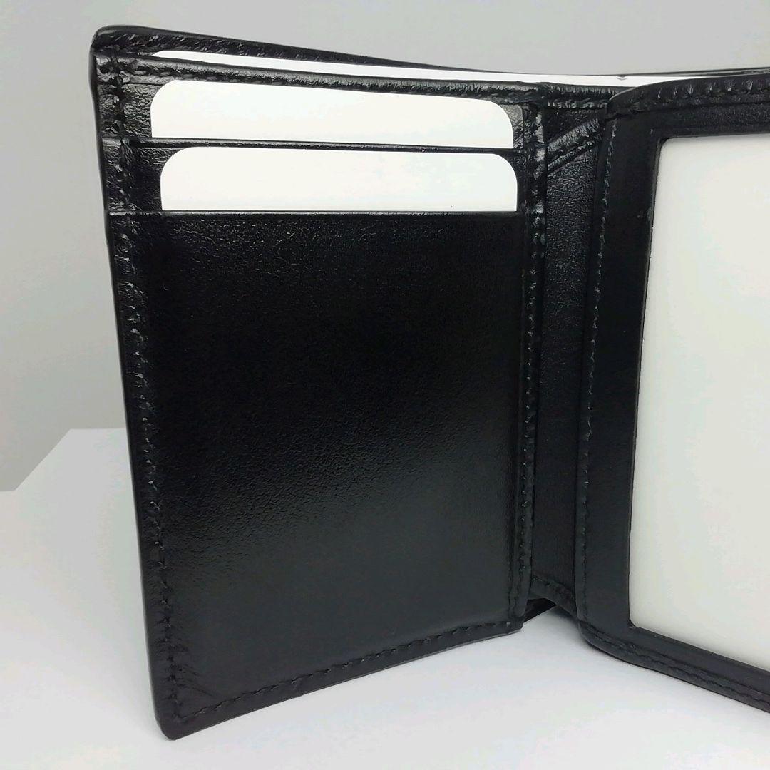 GUCCIグッチコンパクトブラックレザー折り畳みタイプ保存袋・付属品