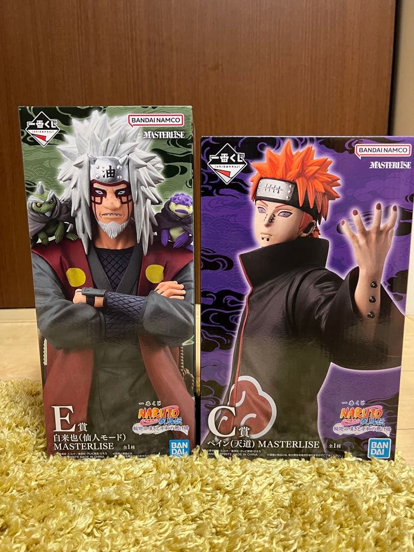 NARUTO 一番くじ C賞ペイン E賞自来也 未開封セット - メルカリ