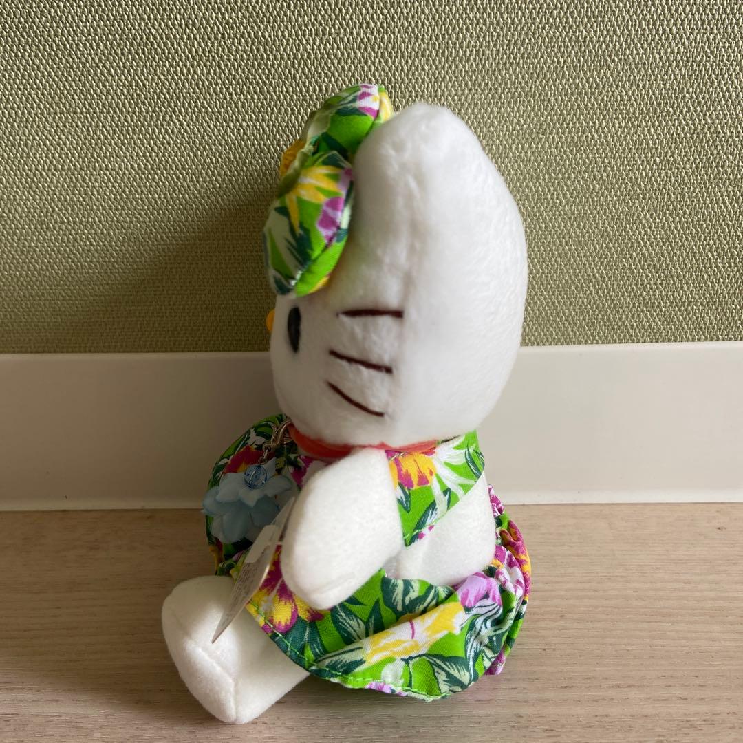 サンリオ　ハワイアンハローキティ ハイビスカス　ぬいぐるみ　平成レトロ　レア