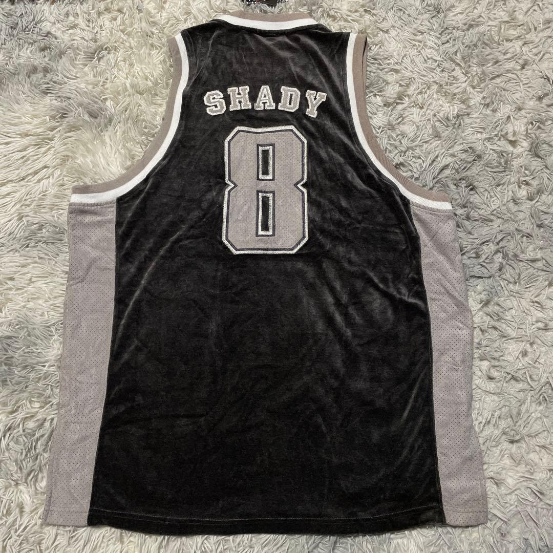 SHADY ltd エミネム オールド 00s古着 ベロア ユニフォームシャツ