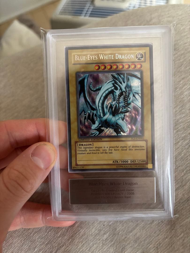 ARS10】青眼の白龍 遊戯王 英語 FL1-EN001 1st 斜めシク - メルカリ