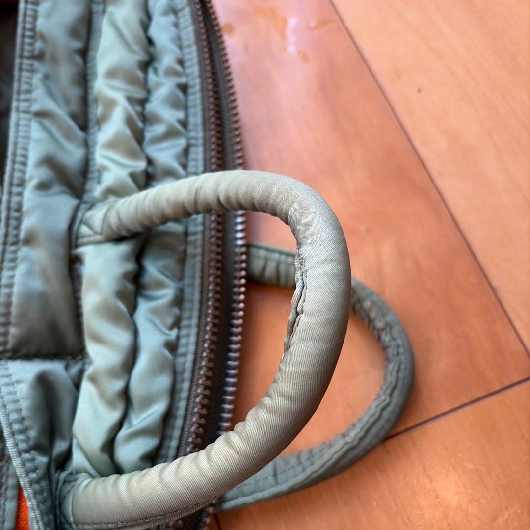 ポーター タンカー セージグリーン 2way ブリーフケース 大きめ