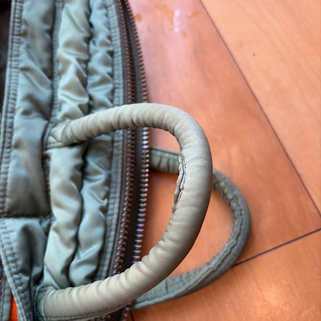 ポーター タンカー セージグリーン 2way ブリーフケース 大きめ