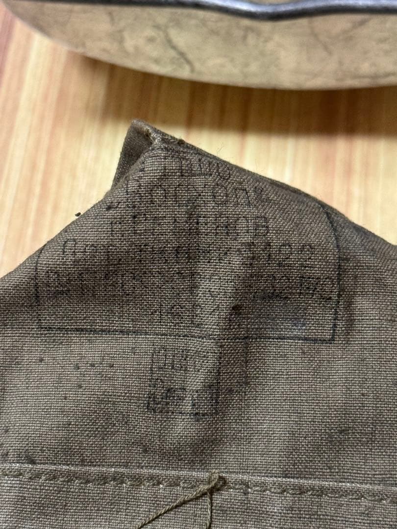 旧ソ連軍、空挺部隊用水筒＆メスキットセット、カバー付き実物、未使用品