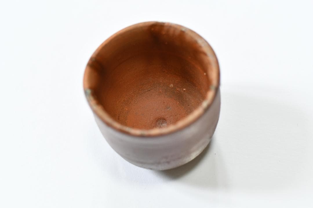 備前焼】人間国宝 伊勢崎淳 備前 酒呑