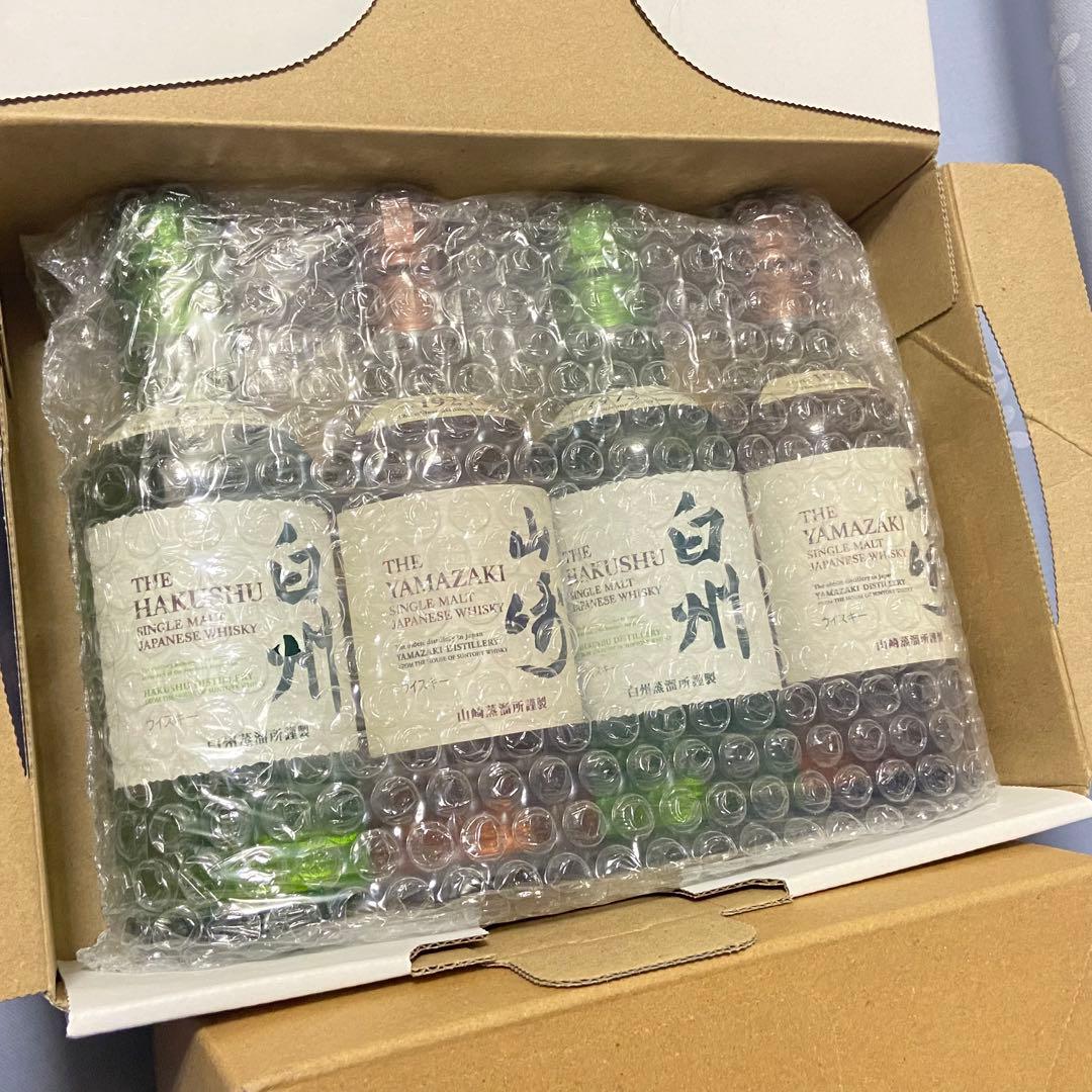 山崎 白州 ミニボトル 180ml 4本セット サントリーウイスキー