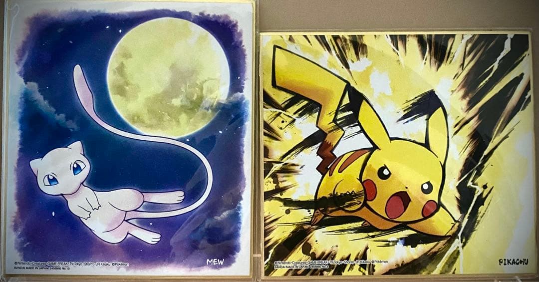 ポケモン 色紙 ART ピカチュウ & ミュウ - メルカリ