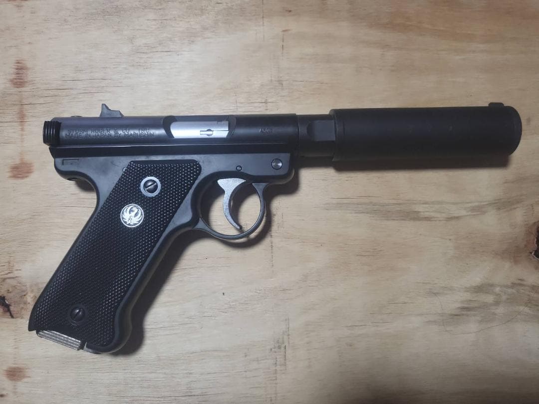 映画 暗殺者 仕様 ルガー Mk1カスタムサプレッサースタームルガーサイレンサー