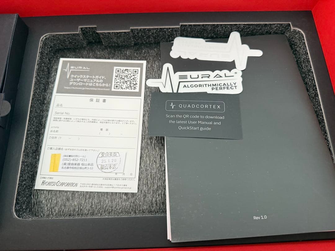 【Quad Cortex／クアッドコアテックス】アクリル付！2025年購入品！