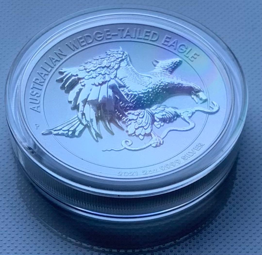 Wedge-tailed Eagle 2021 2oz Silver - メルカリ