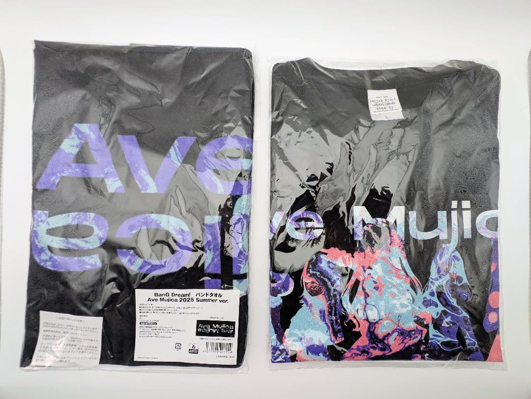 AveMujica ビッグシルエットTシャツ バンドタオル2025 Summer AveMujica ビッグシルエットTシャツ バンドタオル2025 Summer Ave