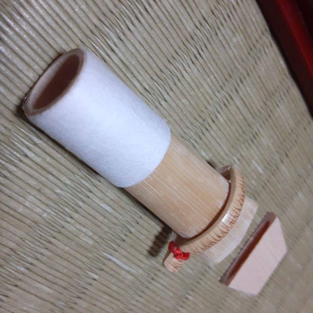 雅楽 篳篥 白竹 籐巻き 図紙付き