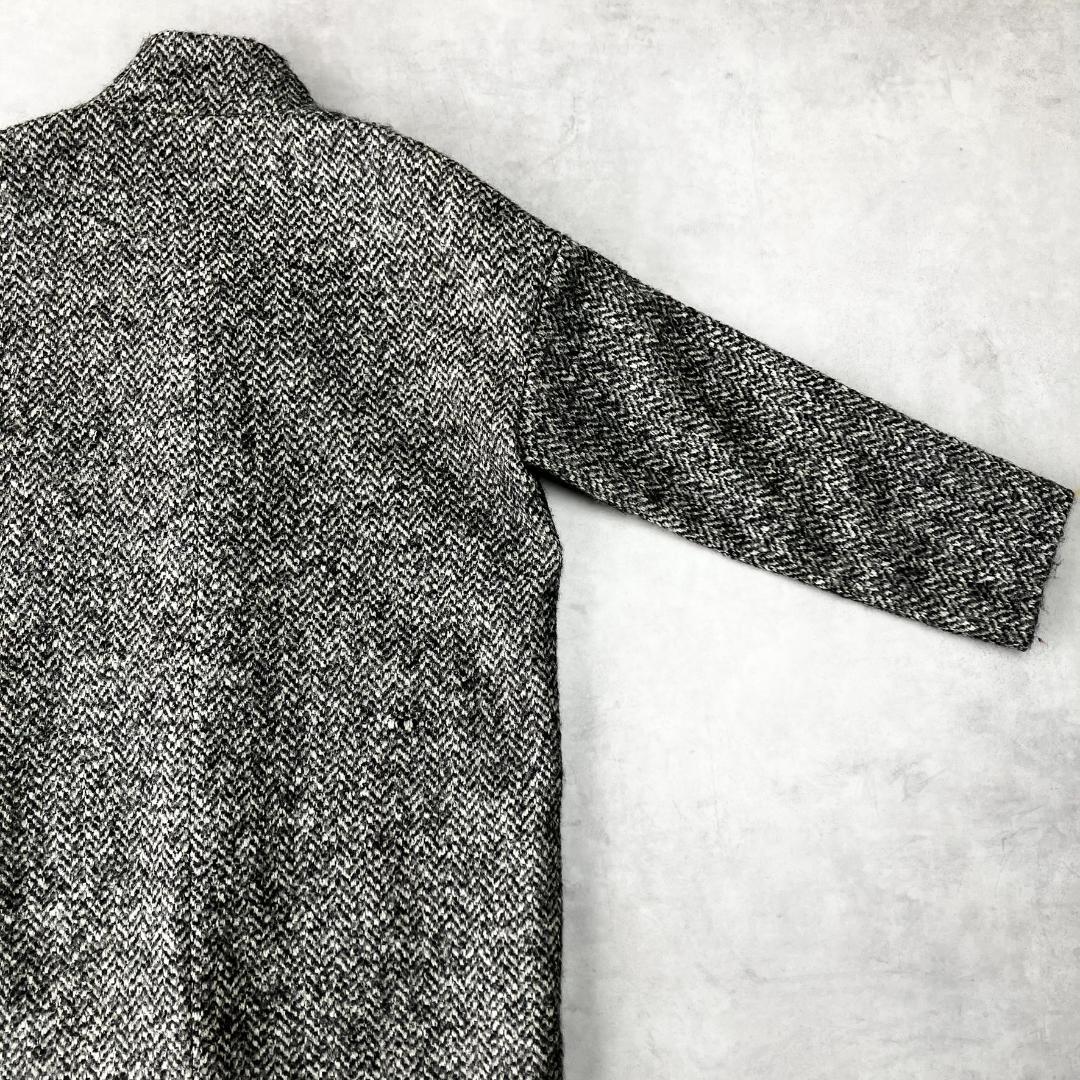 美品 デプレ ウールアルパカツイードチェスターコート 800