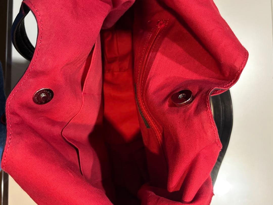 美品☆クレッシェント黒いショルダーバッグ