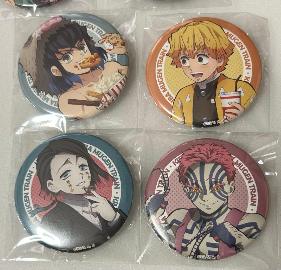 全7種 「劇場版 鬼滅の刃 無限列車編 第一弾 缶バッジ」