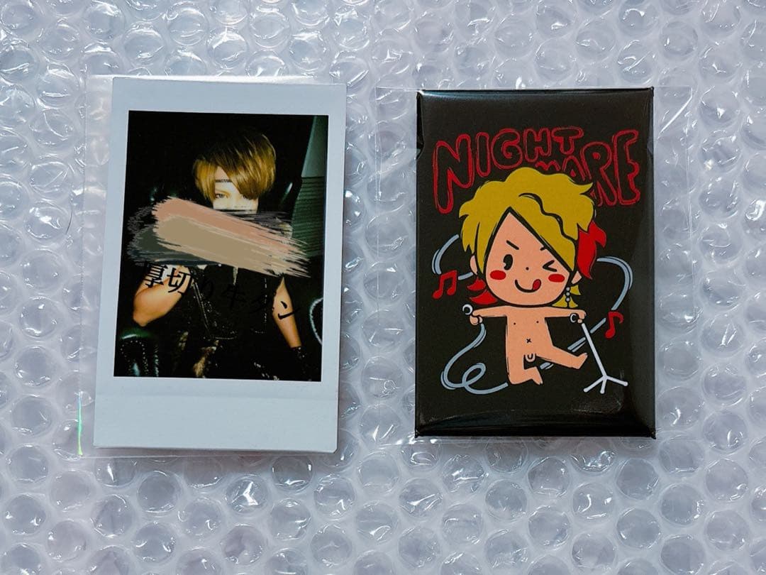 NIGHTMARE ナイトメア 黄泉 YOMI チェキ 缶バッジ ナイトメア バングル