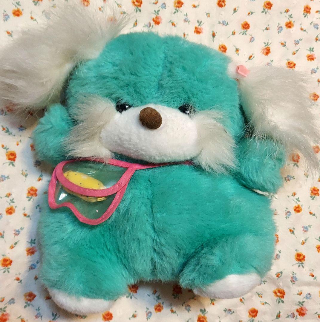 ぬいぐるみ 吉徳 犬 緑 わんこ わんちゃん 昭和レトロ - メルカリ
