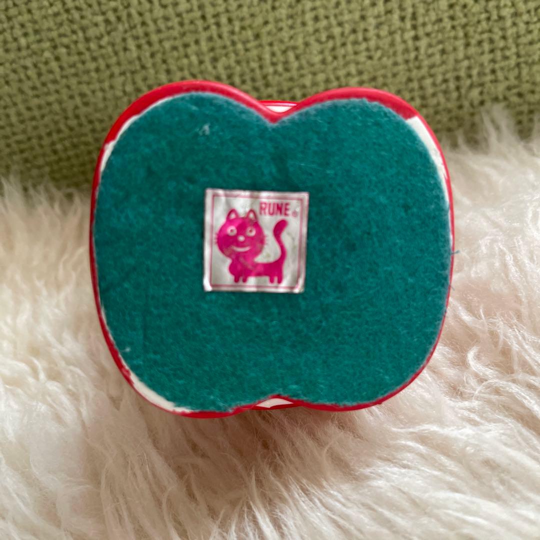 内藤ルネ✨猫ちゃん✨貯金箱 陶器製 赤い水玉 - メルカリ