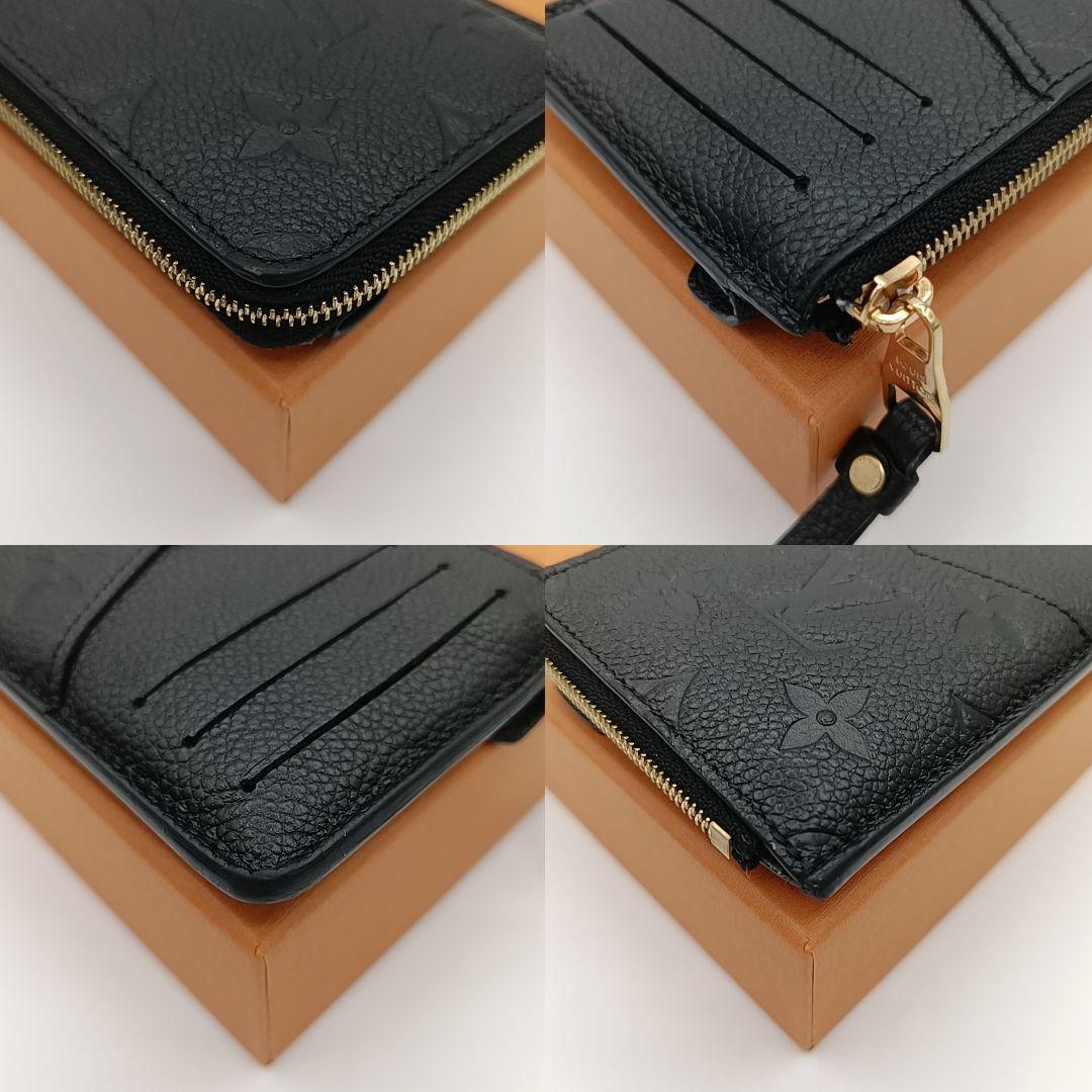 ルイヴィトン アンプラント ポルト　カルト　レクト　ヴェルソ　ケース　黒